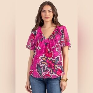 Trina Turk Kami Silk Top